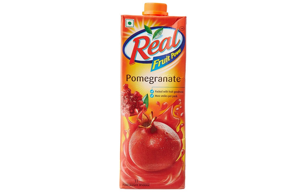 Real Fruit Power Pomegranate   Tetra Pack  1 litre